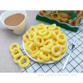 Vegetable chicken flavor healthy snacks with ring shape